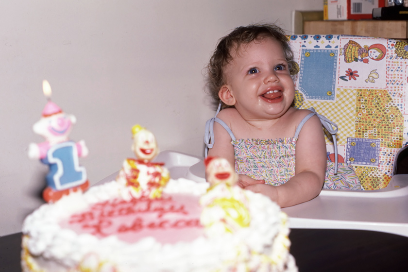 Becky's First Birthday Party