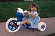 Becky's First Wheels, June 1982