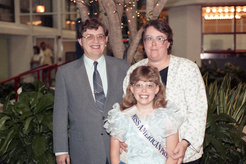 Becky, Kathy & Ed, Miss American Pre-Teen Pageant, 1989