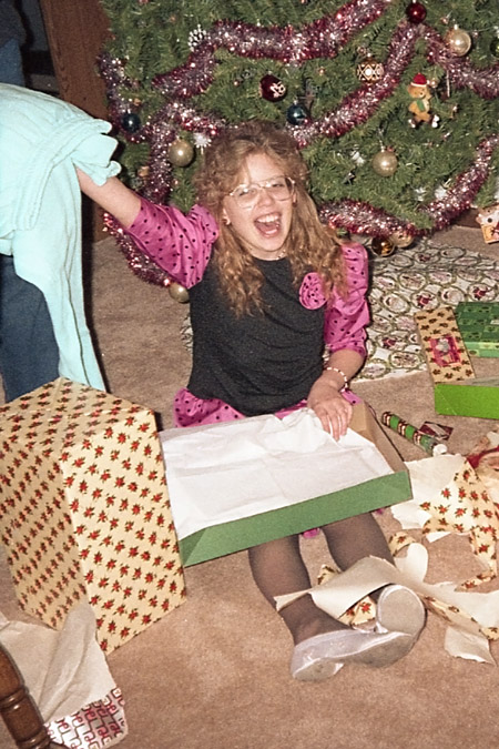 Opening Gifts, Christmas 1988