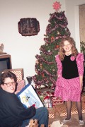 Becky and MIke, Christmas 1988