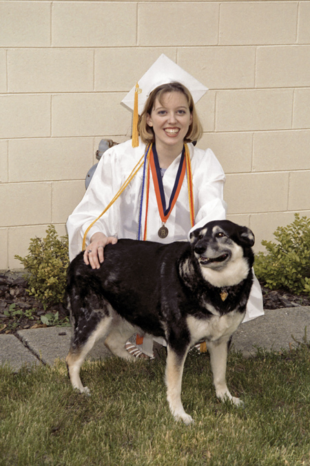 Becky and Companion, Graduation 1997