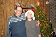 Becky and Tom, Christmas 1998