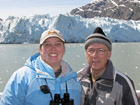 Becky and Jim in Front of Margerie Glacier