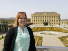 Becky at Schönbrunn Palace - Vienna, April 2015
