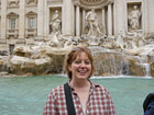 Becky at Trevi Fountain - Rome, May 2014