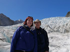 Becky & Jim Hiking on Franz Josef Glacier