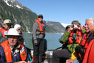 Expedition Leader Cindy and Fellow Zodiac Adventurers
