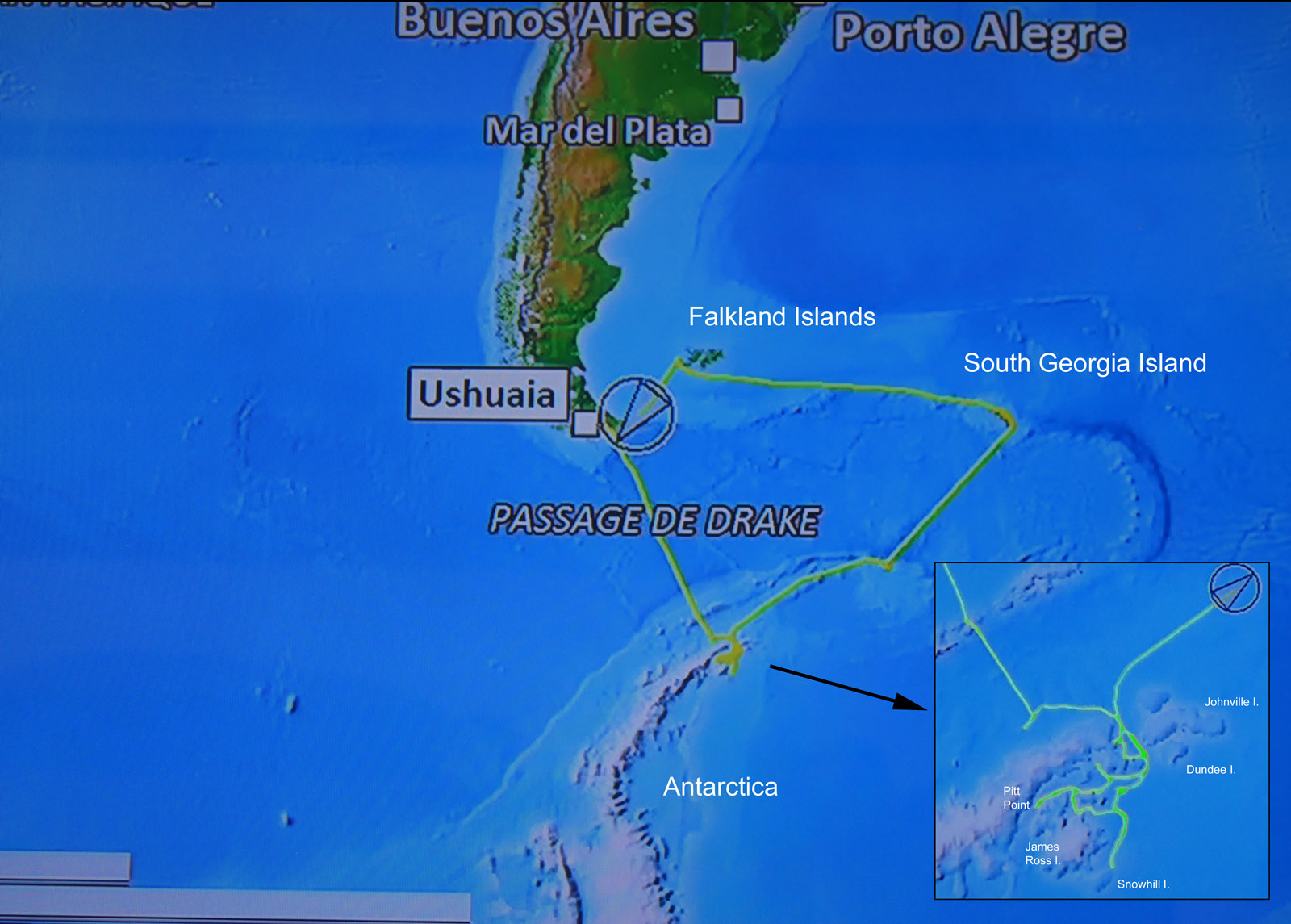 Antarctic Cruise Track