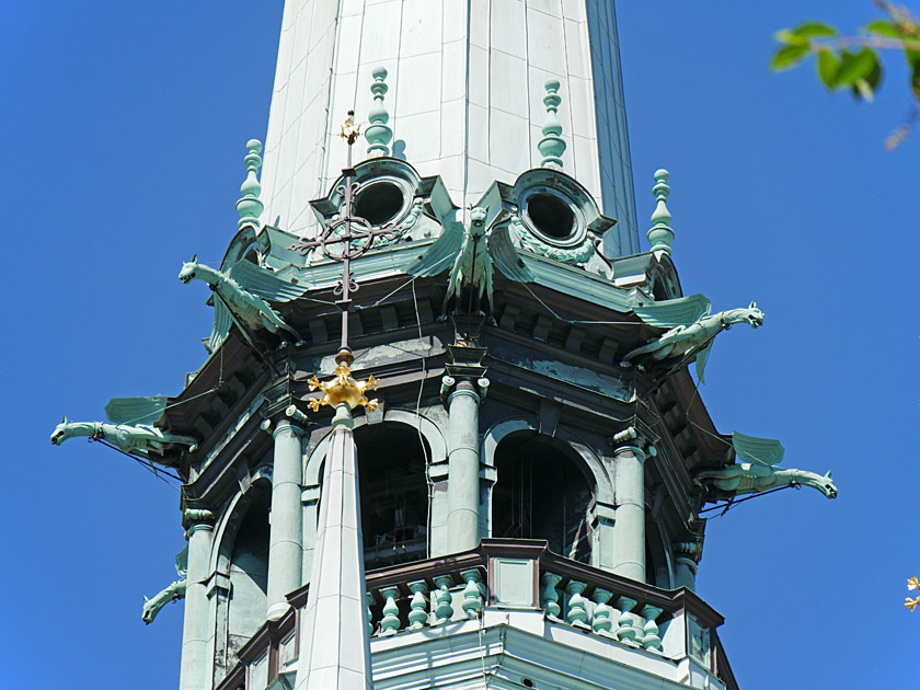 Tyska Kyrkan Tower Dragons, Gamla Stan, Stockholm