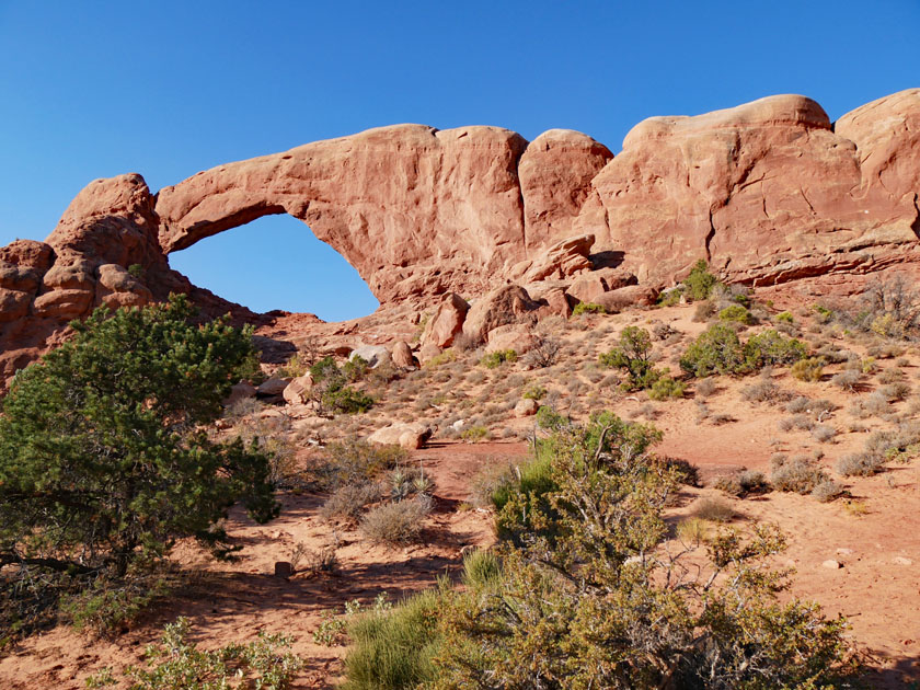 South Window Arch from Primitive Trail, Arches NP