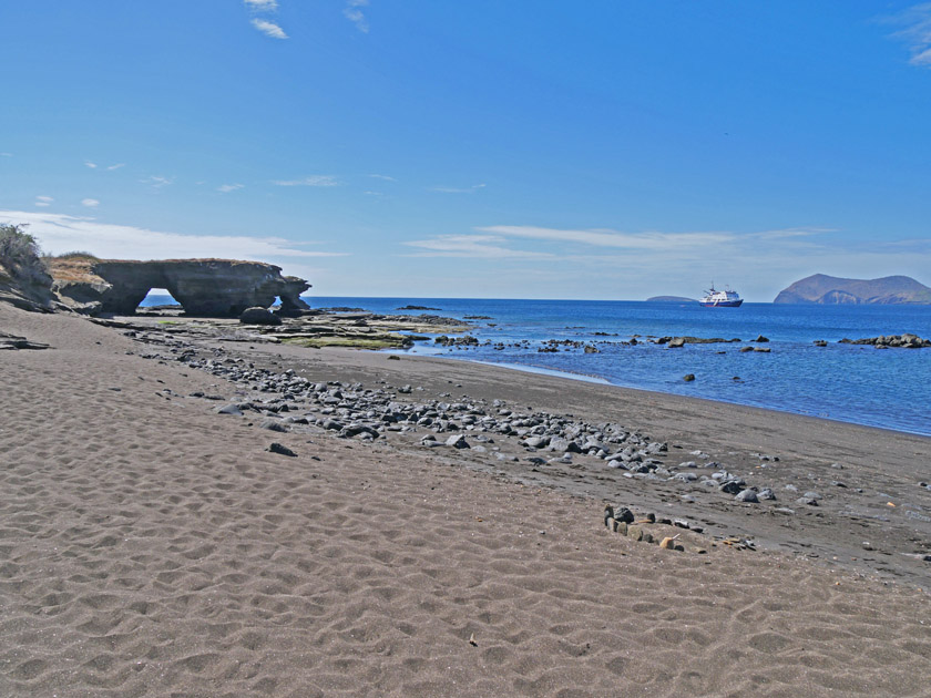 Puerto Egas Shoreline Scene, Santiago Island Puerto Egas Shoreline Scene, Santiago Island