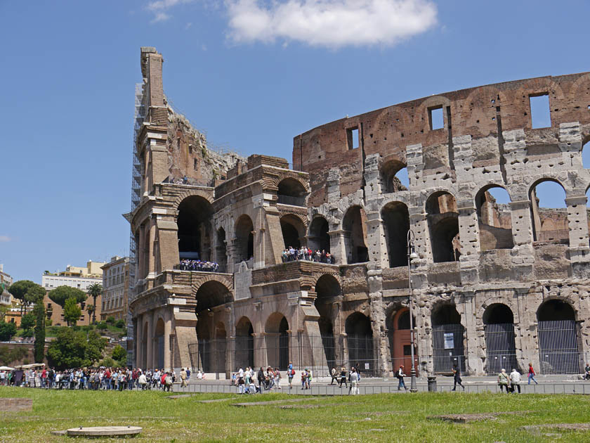 Inner and Outer Walls, Roman Colosseum Ruins