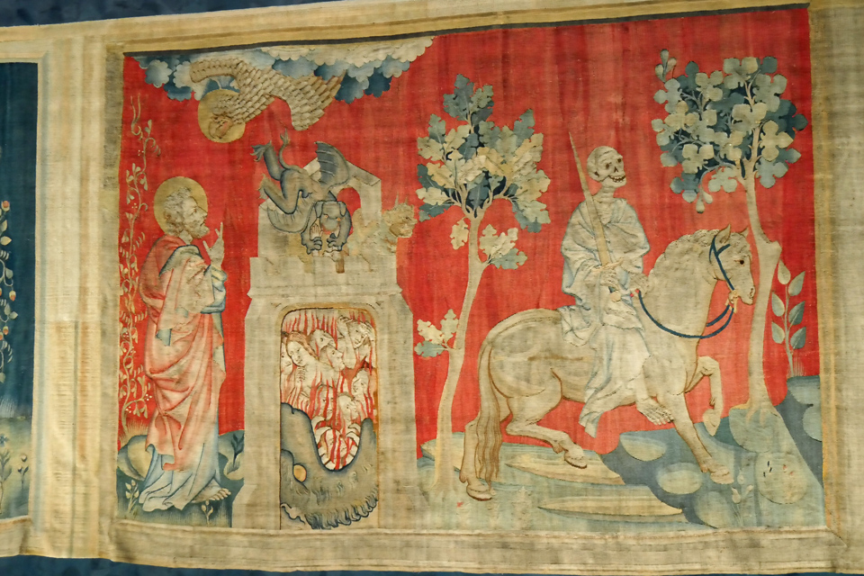 Apocalypse Tapestry: The Fourth Seal -  The Pale Horse and Death