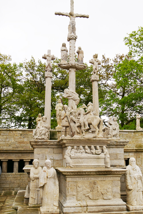 The Calvary of Gu&eacute;henno, in the village of Gu&eacute;henno, Brittany