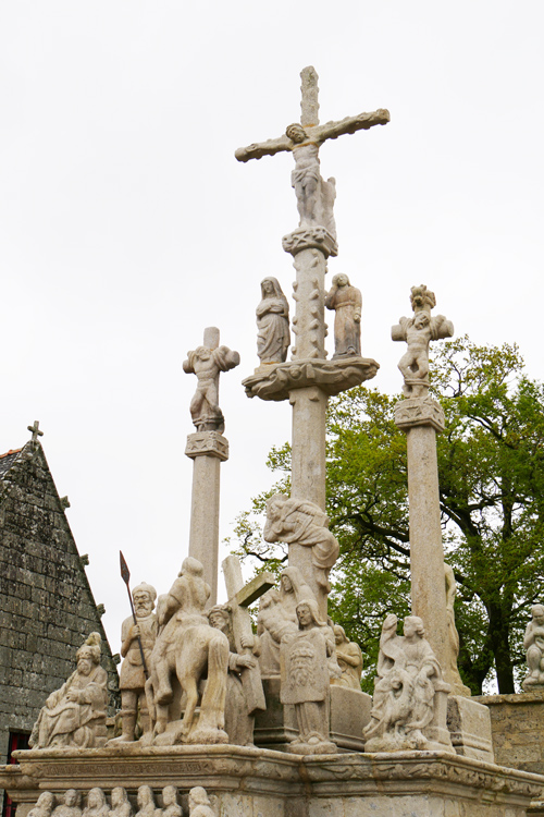The Calvary of Gu&eacute;henno, in the village of Gu&eacute;henno, Brittany