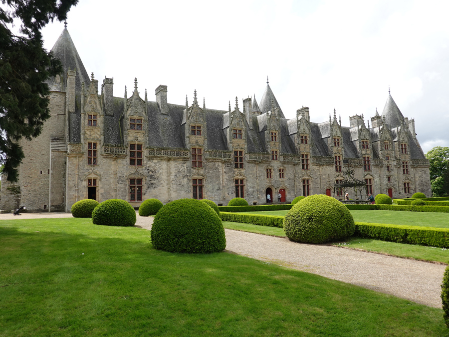 Tthe Garden Front of Ch&acirc;teau de Josselin