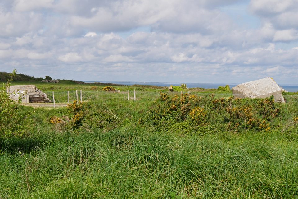 Artillery Bunker on the Path to Pointe du Hoc, Normandy