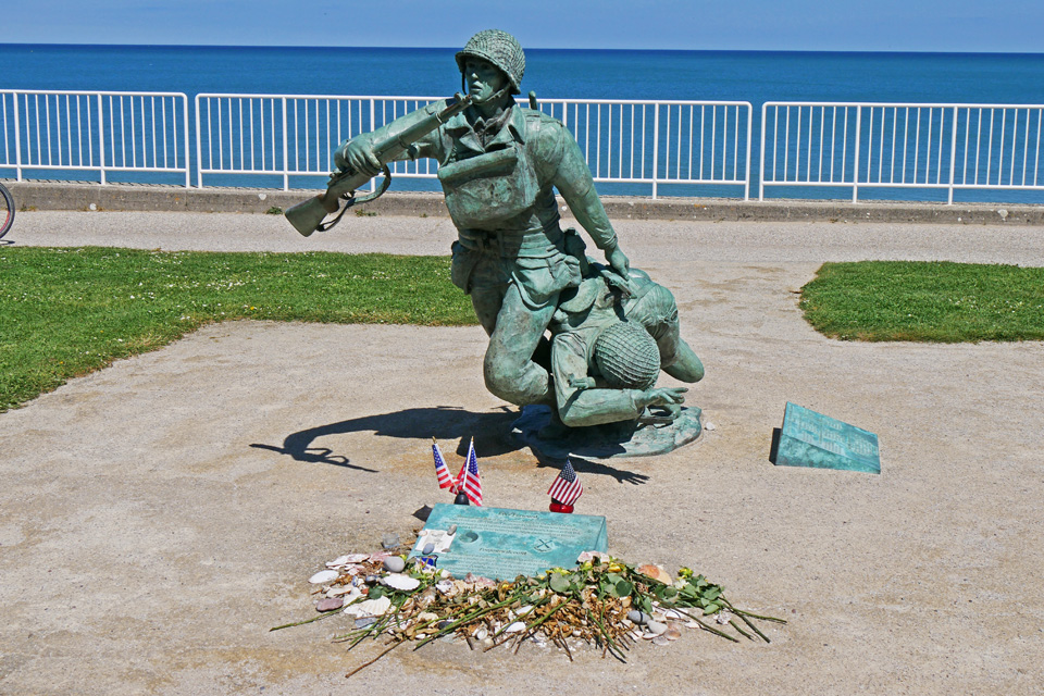 Memorial to the U.S. 29th Div. 116th Inf. Reg. Combat Team, Omaha Beach