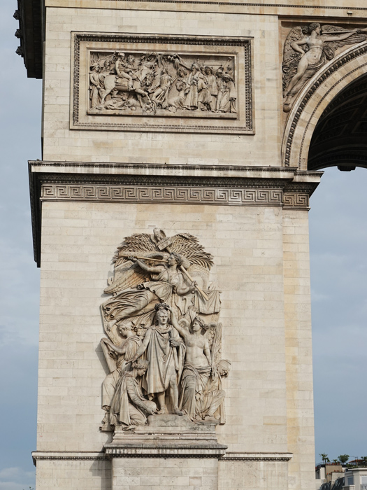 Facade Detail, L'Arc de Triomphe, Paris