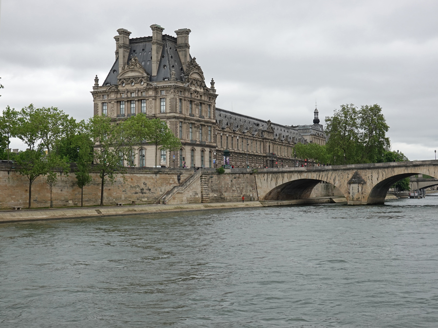 Louvre from Seine, Paris