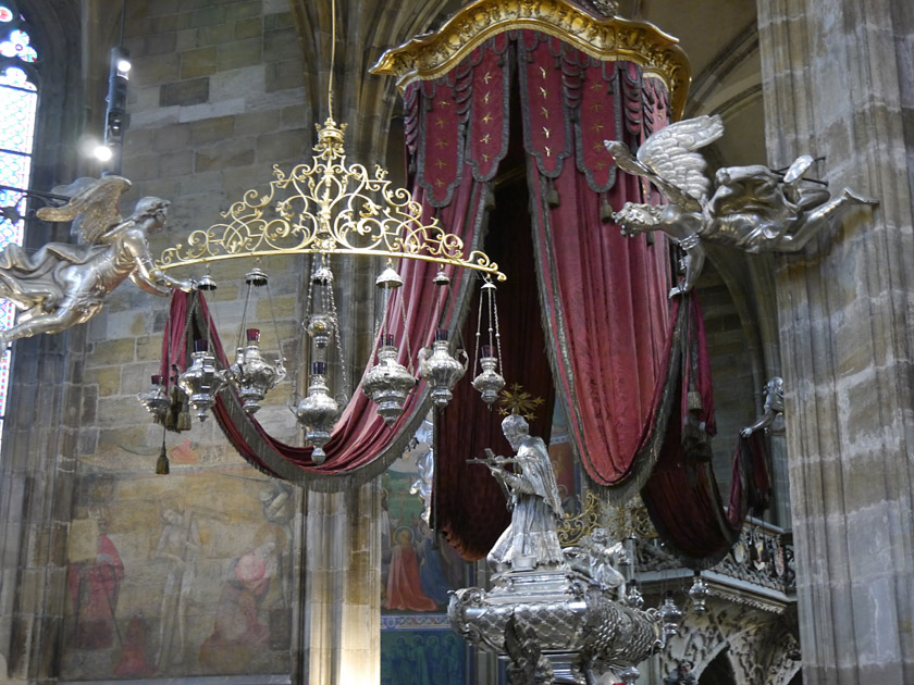 Interior of St. Vitus Cathedral Interior of St. Vitus Cathedral