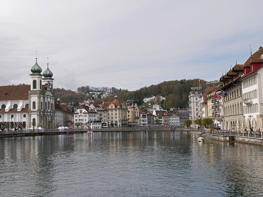 View of Reuss River and Jesuit Church View of Reuss River and Jesuit Church