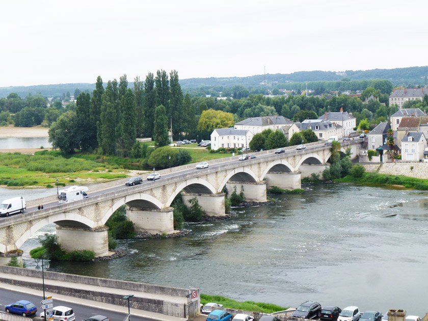 Bridge Over the River Loire at Ch&acirc;teau d'Amboise