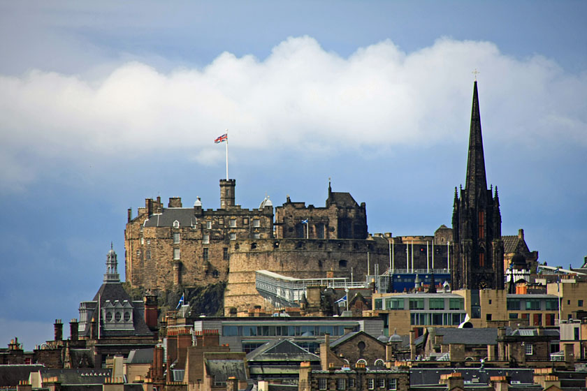 Edinburgh Castle from Arthur's Seat